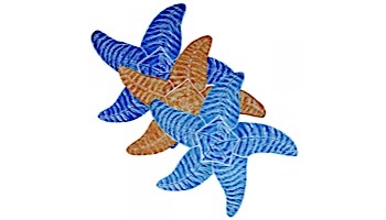 Artistry In Mosaics Starfish Mosaic | Brown - 9" | SFIBROOS
