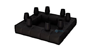 Pigro Felice Modul_#39;Air 2-in-1 Inflatable Drink Cooler Pool Float Bar | Matte Black | 921992-MBLACK