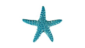 Artistry In Mosaics Starfish Mosaic | Aqua - 5" | STAAQUB