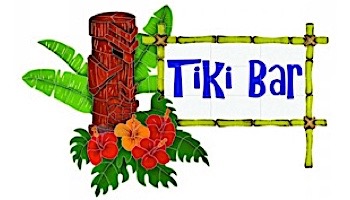 Artistry In Mosaics Tiki Sign Mosaic | 23" x 36" | TIKIBROM