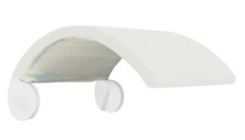 Ledge Lounger Signature Collection Chair Shade | White Frame - Pacific Blue Fabric Stock Color | LL-SG-CR-SH-W-STD-4601