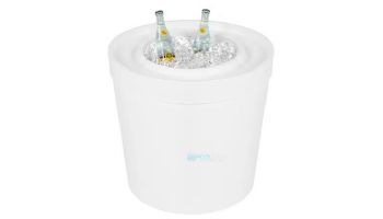 Ledge Lounger Signature Collection Ice Basin Side Table without Lid | White | LL-SG-IB-W