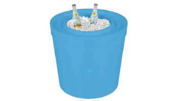 Ledge Lounger Signature Collection Ice Basin Side Table without Lid | Light Blue | LL-SG-IB-LB