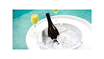 Ledge Lounger Signature Collection Ice Basin Side Table without Lid | Cloud | LL-SG-IB-CL