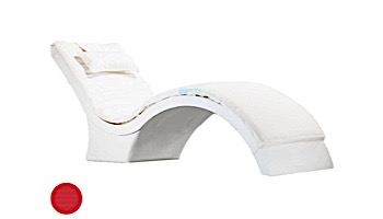 Ledge Lounger Signature Collection Chaise Deep Cushion with Pillow | Premium 1 Color Jockey Red | LL-SG-CD-CP-P1-4603