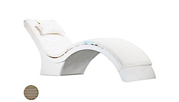 Ledge Lounger Signature Collection Chaise Deep Cushion with Pillow | Standard Color Taupe | LL-SG-CD-CP-STD-4648