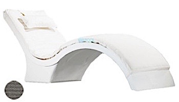 Ledge Lounger Signature Collection Chaise Deep Cushion with Pillow | Standard Color White | LL-SG-CD-CP-STD-4634