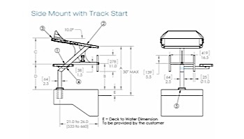 SR Smith Velocity Long Reach Starting Platform with TrueTread and Track Start | VELOLR-TS-TA