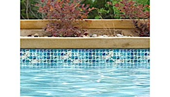 National Pool Tile Lightwaves Glass Tile | Aquamarine 1x1 | LWV-AQUAMARINE