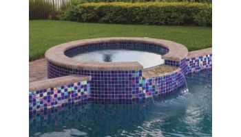 National Pool Tile Lightwaves Glass Tile | Blue 2x2 | LWV-BLUE2X2