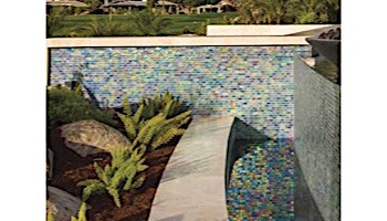 National Pool Tile Lightwaves Glass Tile | Sea Green 1x2 | LWV-SEA GREEN1x2