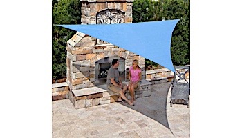 Coolaroo® Coolhaven Triangle Shade Sail | 12-Foot Sapphire | 473808