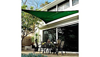 Coolaroo Coolhaven Triangle Shade Sail | 12-Foot Heritage Green | 473785