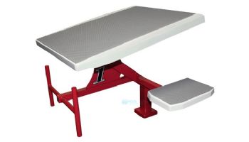 SR Smith Velocity Single Post Side Mount Starting Platform with TrueTread without Track Start | VELOSM-TA