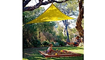 Coolaroo® Kool Kolors Triangle Shade Sail | 9-Foot Yellow | 434496