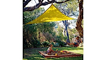 Coolaroo® Kool Kolors Triangle Shade Sail | 9-Foot Yellow | 434496