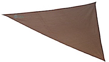 Coolaroo® Ready to Hang Triangle Shade Sail | 11-Foot Mocha | 449308