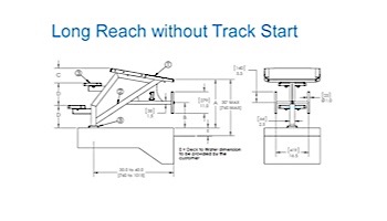 SR Smith Velocity Long Reach Starting Platform with Sand Tread without Track Start | VELOLR-SA