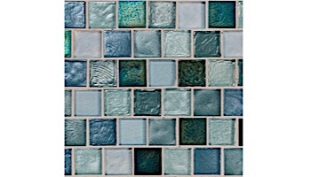 National Pool Tile Aquascapes 1x1 Glass Tile | Marine | OCN-MARINE