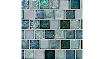 National Pool Tile Aquascapes 1x1 Glass Tile | Marine | OCN-MARINE