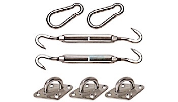 Coolaroo® Extreme Triangle Shade Sail Hardware Kit | 471927