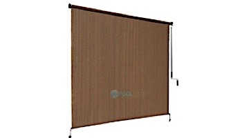 Coolaroo® 90% UV Block Exterior Cordless Sun Shade | 4x6 Foot Mocha | 462123