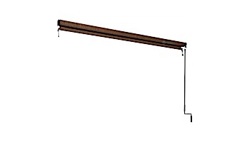 Coolaroo® 90% UV Block Exterior Cordless Sun Shade | 6' Length x 8' Width | Mocha | 474775