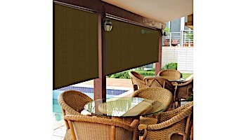 Coolaroo® 90% UV Block Exterior Cordless Sun Shade | 6' Length x 8' Width | Mocha | 474775