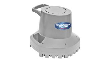 Superior Pump Automatic Pool Cover Pump | 2100 GPH 25-Foot Cord 120V | 92395
