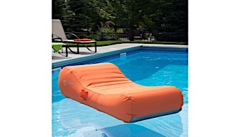 Ocean Blue Sun Searcher Capri Inflatable Pool Lounger | Orange | 950306