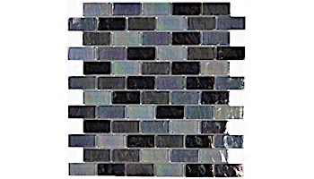 Artistry In Mosaics Ocean Series - Blue Blend Glass Tile | 1" x 2" | GC62348B6