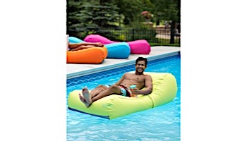 Ocean Blue Sun Searcher Capri Inflatable Pool Lounger | Lime | 950308