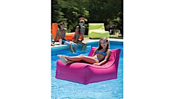 Ocean Blue Sun Searcher Aruba Inflatable Pool Lounger Chair | Fuchsia | 950301