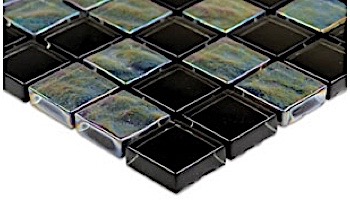 Artistry In Mosaics Twilight Series 1x1 Glass Tile | Black | GT82323K5