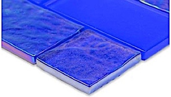 Artistry In Mosaics Twilight Series Glass Tile | Royal Blue Mixed | GT8M4896B9