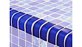 Artistry In Mosaics Twilight Series Trim Glass Tile | Royal Blue | TRIM-GT82348B9