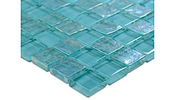 Artistry In Mosaics Twilight Series 1x1 Glass Tile | Turquoise | GT82323T4