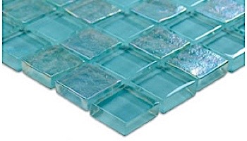 Artistry In Mosaics Twilight Series 1x1 Glass Tile | Turquoise | GT82323T4