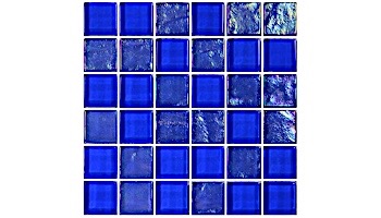 Artistry In Mosaics Twilight Series 1x1 Glass Tile | Turquoise | GT82323T4