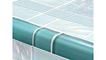 Artistry In Mosaics Twilight Series Trim Glass Tile | Turquoise Mixed | TRIM-GT8M4896T4