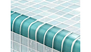 Artistry In Mosaics Twilight Series Trim Glass Tile | Turquoise | TRIM-GT82348T4