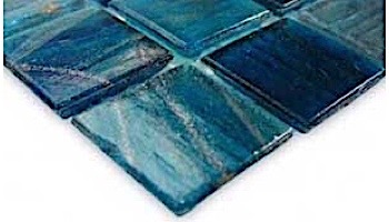 Artistry In Mosaics Venetian Series 3/4x3/4 Glass Tile | Blue Copper Blend | GV42020B7