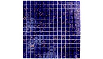 Artistry In Mosaics Venetian Series 3/4x3/4 Glass Tile | Cobalt Blue Copper Blend | GV42020B4