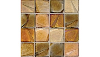 National Pool Tile Spectra 1 3/8 x 1 3/8 Glass | Harvest | OCN-HARVEST
