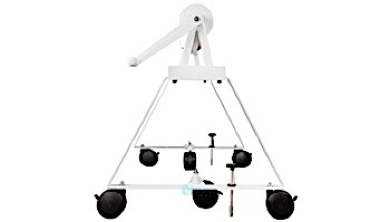 Rocky's Reel Systems High Riser Residential Reel System | AT-1 Adjustable Tube Set For Up To 20' Wide Pool | 318/323
