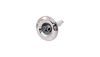 Waterway 5-Scallop Mini Storm 3" Stainless Steel Thread-In Twin Roto Spa Jet | 229-5430S