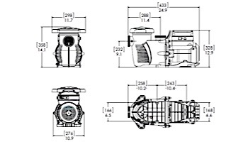 Pentair Intelliflo Variable Speed Pump – drawing