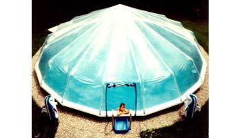 Fabrico Sun Dome All Vinyl Pool Dome for Doughboy & CaliMar® Above Ground Pools | 24' Round | SD1824 211150