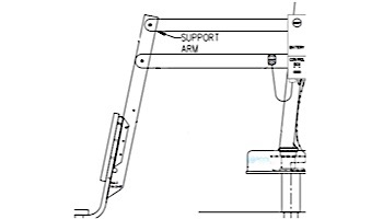 SR Smith Splash! Lift Support Arm Assembly | 150-1300A