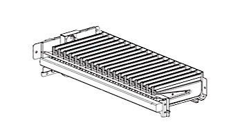 Raypak Natural Gas Burner Tray 156A | 014842F